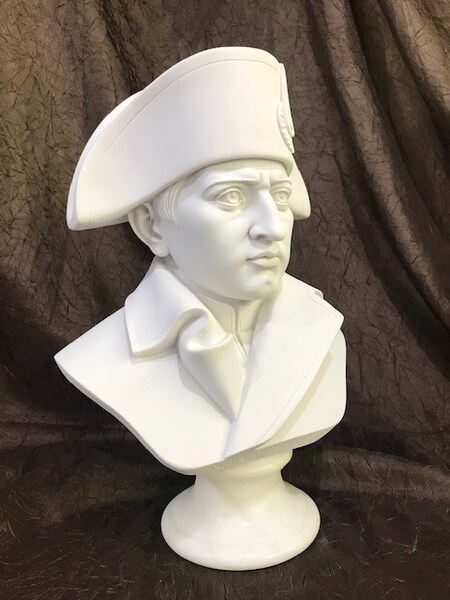Portrait Napoleon Bonaparte Bust Sculpture Marble French emperor